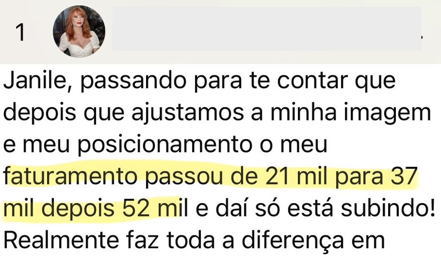Depoimento: faturamento passou de 21 mil para 37 mil depois 52 mil